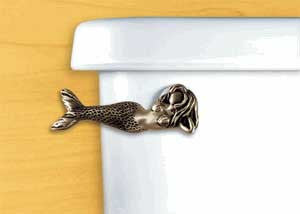 Laying Mermaid Toilet Flush Handle