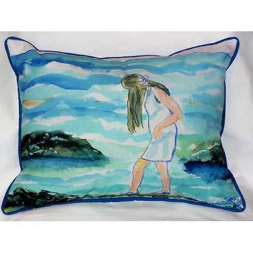 Betsy Drake Mia on the Rocks Pillow- Indoor/Outdoor