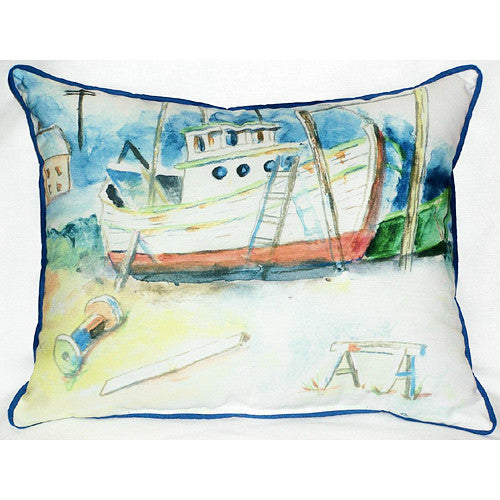 Betsy Drake Old Boat Pillow- Indoor/Outdoor