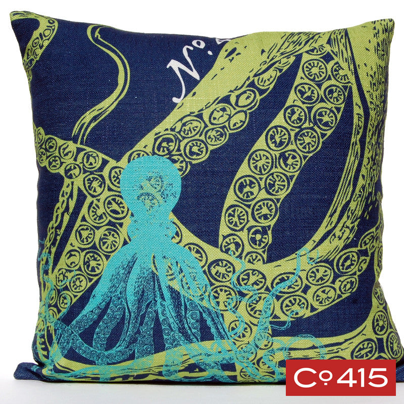 Octopus Pillow - Ocean