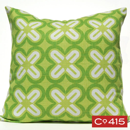 C's & X's Pillow - Green