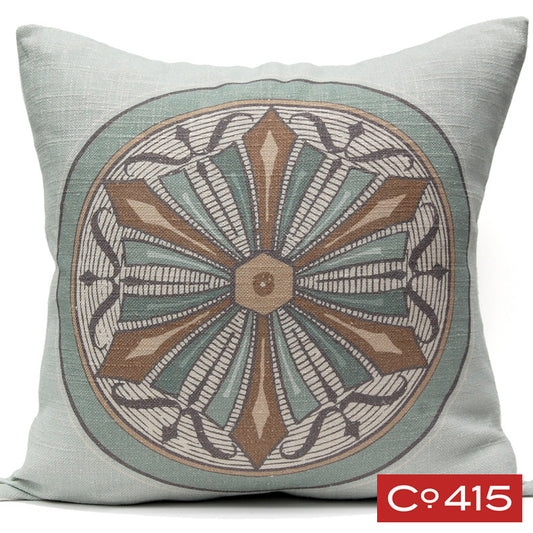 Medallion 6 Pillow - Oyster Bay