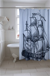72" Galleon Shower Curtain