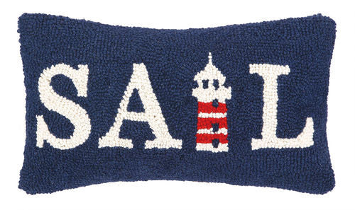 Sail Hook Pillow- Backordered Item!