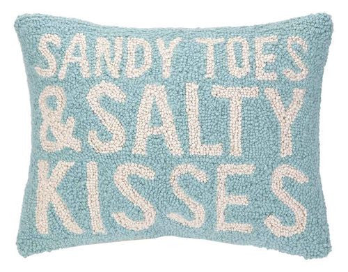 Sandy Toes and Salty Kisses Hook Pillow- Backordered Item