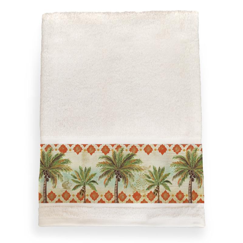 Spice Palm Bath Towel