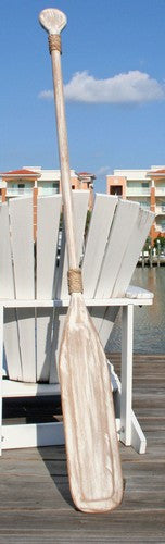 Wooden Distressed Paddle- Cottage White- 5'5"