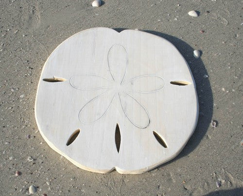 Wooden Sand Dollar Silhouette