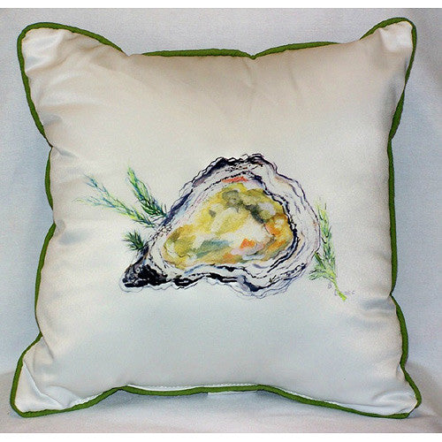 Betsy Drake Oyster Pillow- Indoor/ Outdoor