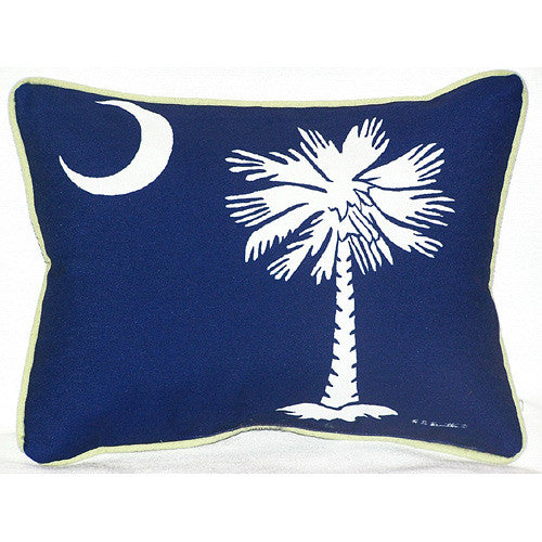 Betsy Drake Palmetto Moon Pillow- Indoor/Outdoor