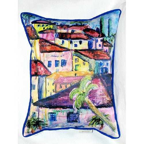 Betsy Drake Fun City II Pillow- Indoor/Outdoor