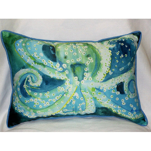 Betsy Drake Octopus Pillow- Indoor/Outdoor